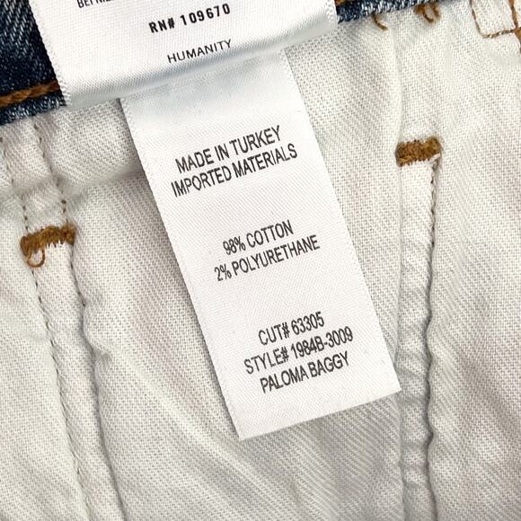 Citizens of Humanity Paloma Baggy Jeans Ascent High Rise Distressed Size 25 - Picture 6 of 8